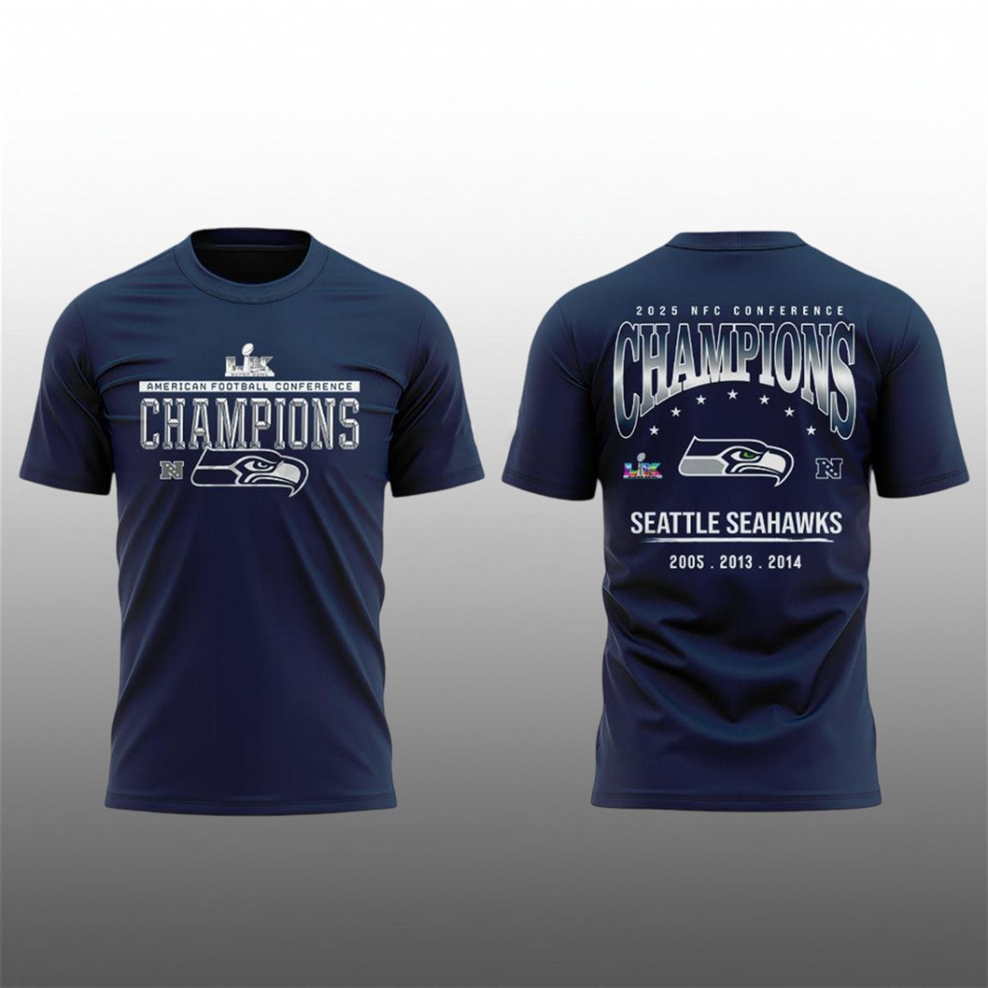 Seattle Seahawks NFC Champions 2025 Celebartion Hoodie 1 10 Seattle Seahawk NFC Champions 2025 Celebartion Shirt