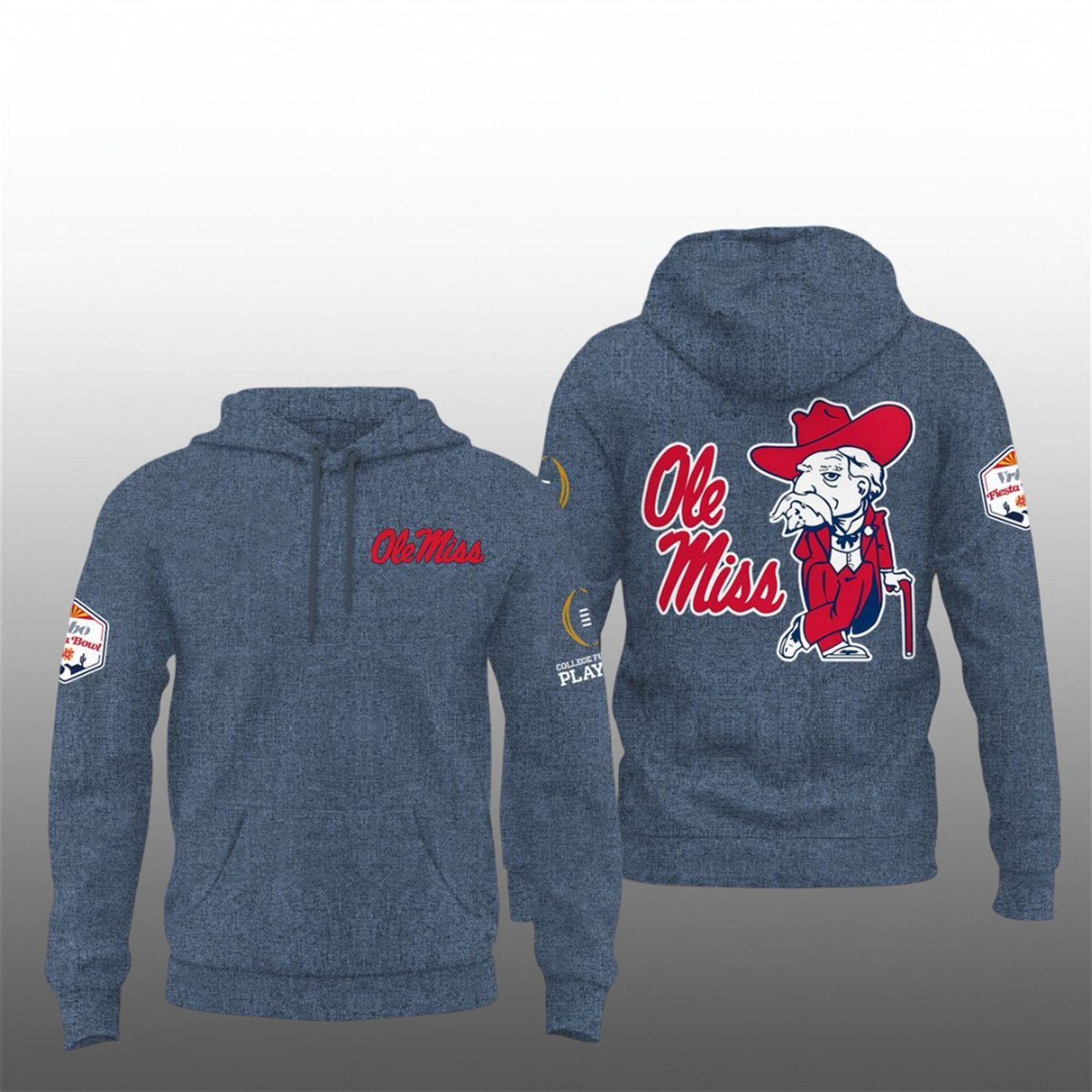 Ole Miss Vrbo Fiesta Bowl 2026 Mascot Shirt 2 11 Ole Miss Vrbo Fiesta Bowl 2026 Mascot Hoodie