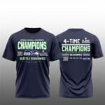 Seahawks NFC Champions 4 Time Champs 2026 Shirt