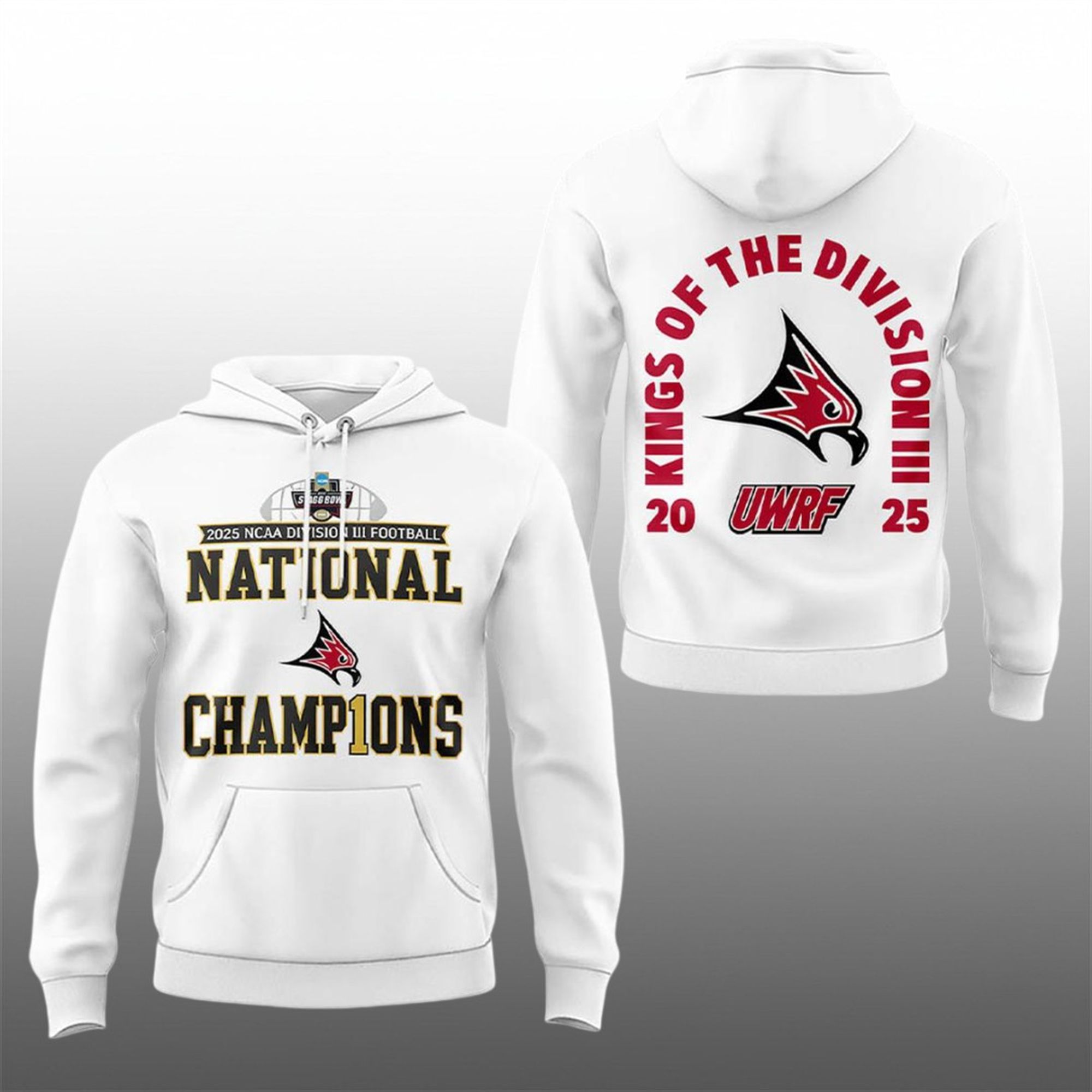 UWRF Division III Champions 2025 The King Shirt 2 16 UWRF Division III Champions 2025 The King Hoodie