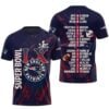17 2026 NE Patriots Champions SB LX Shirt