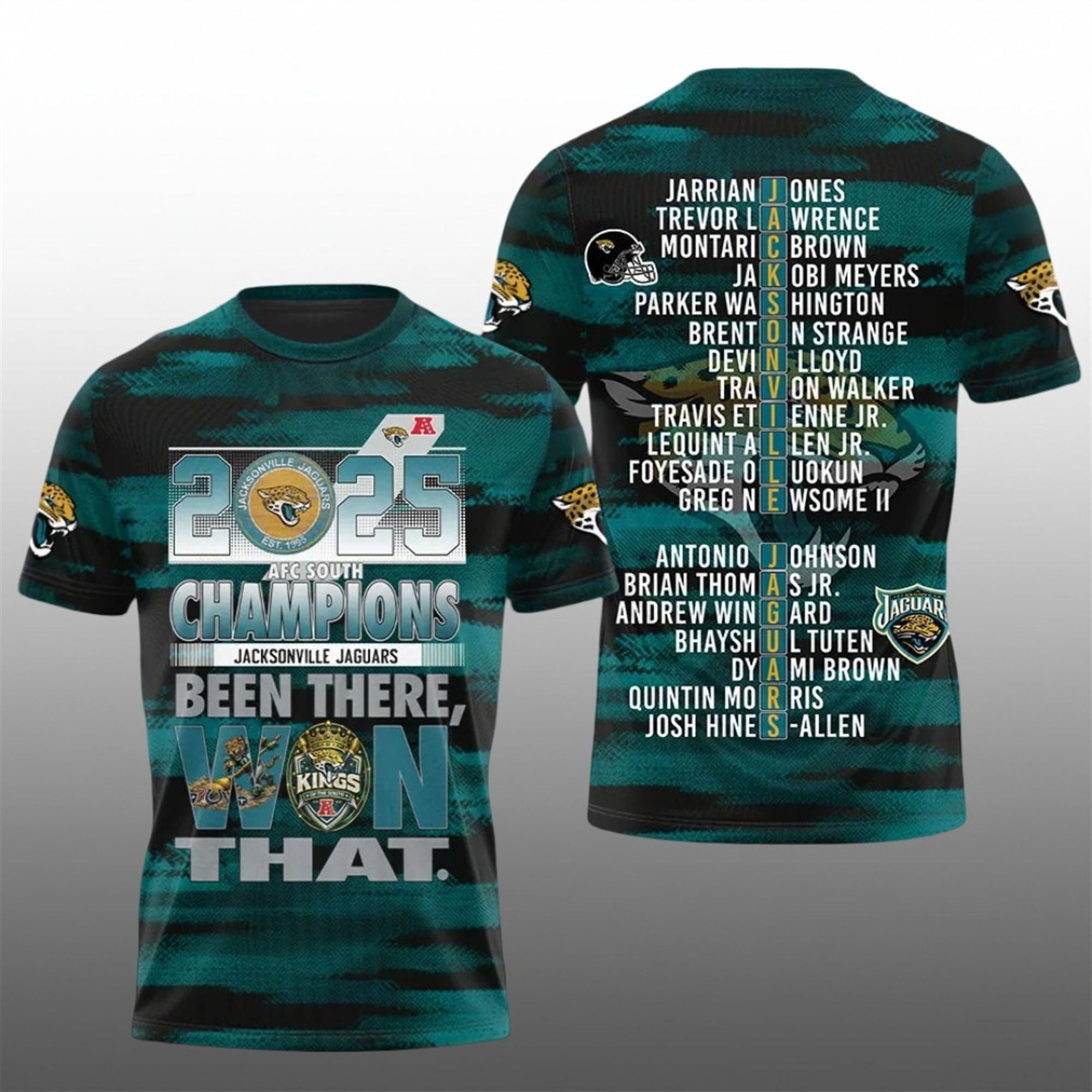 Jaguars AFC South Champions Been There Won That 2025 Shirt 1 17 Jaguars AFC South Champions Been There Won That 2025 Shirt