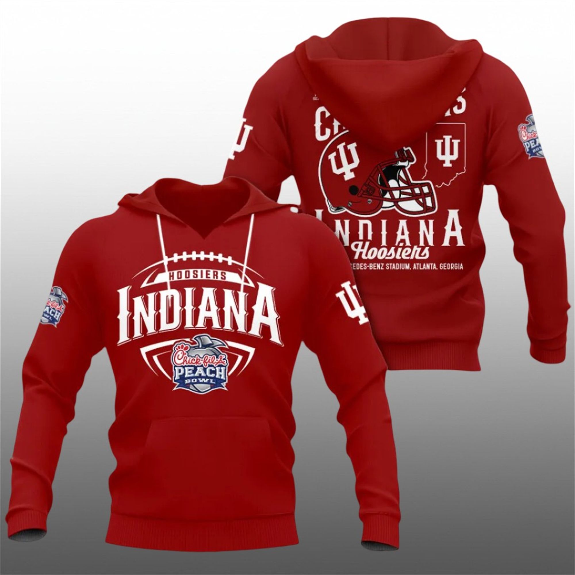 Hoosiers Indiana Chick Fil A Peach Bowl Champions Shirt 2 18 Hoosiers Indiana Chick Fil A Peach Bowl Champions Hoodie