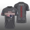 18 NE Patriots AFC 2025 National Football League Shirt