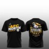 18 Steelers 2025 AFC North Champions Here We Go Shirt