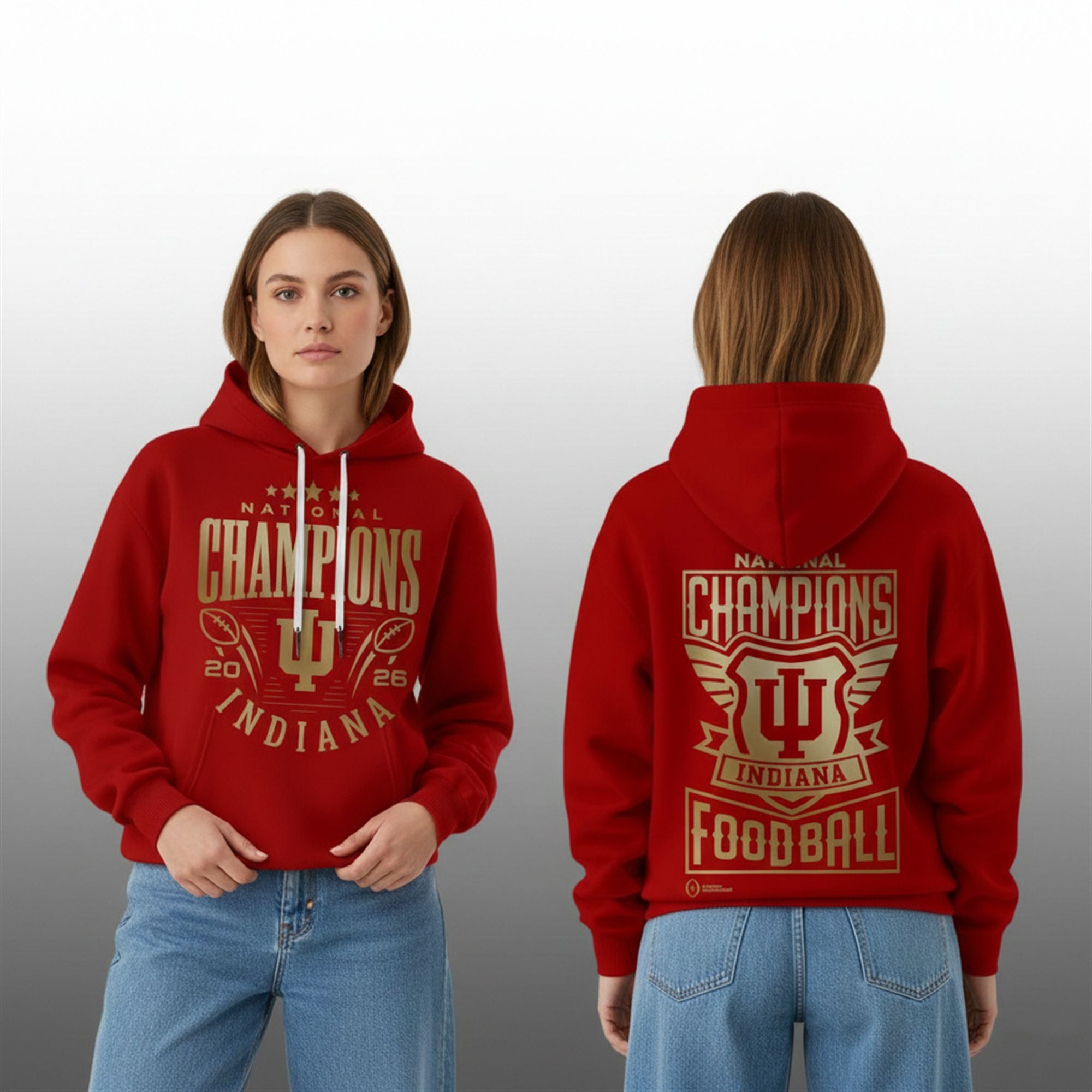 19 Indiana Golden Era National Champions 2026 Hoodie 19 Indiana Golden Era National Champions 2026 Hoodie