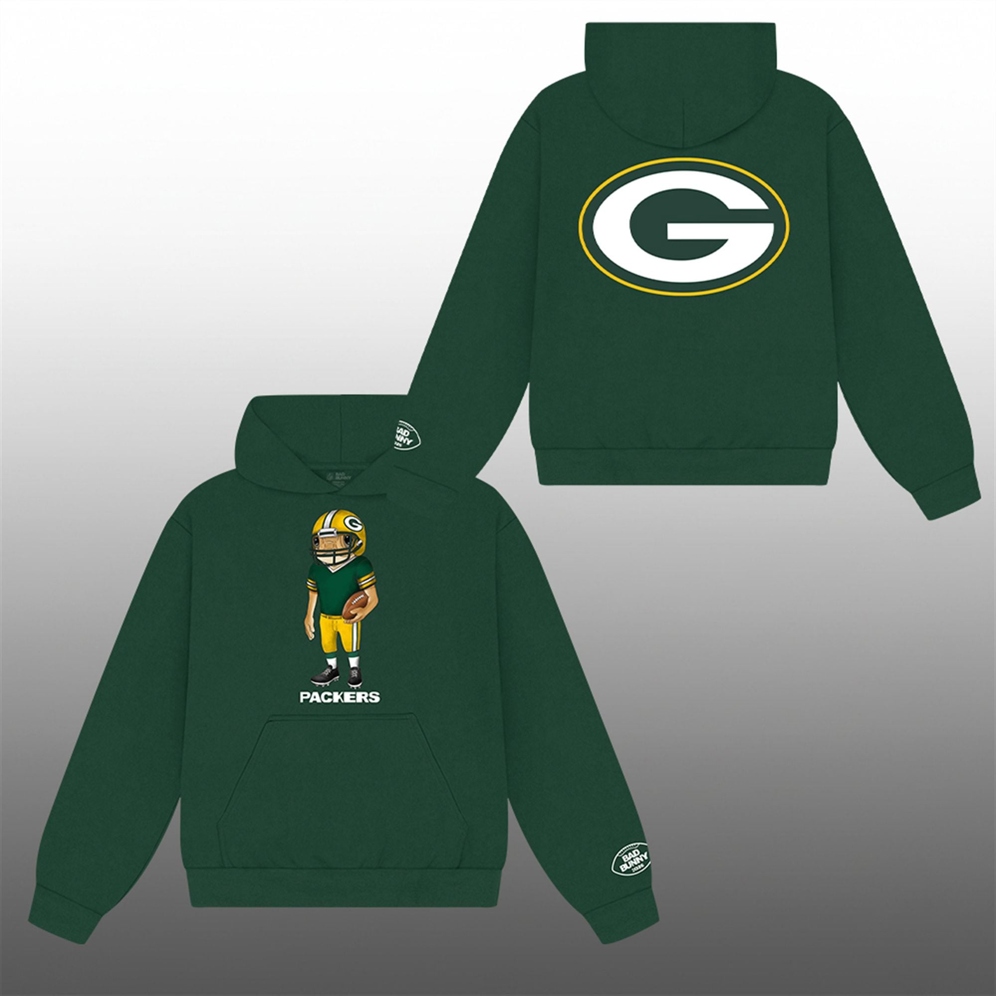2026 Bad Bunny GB Packers Concho Shirt 2 2 2026 Bad Bunny GB Packers Concho Hoodie