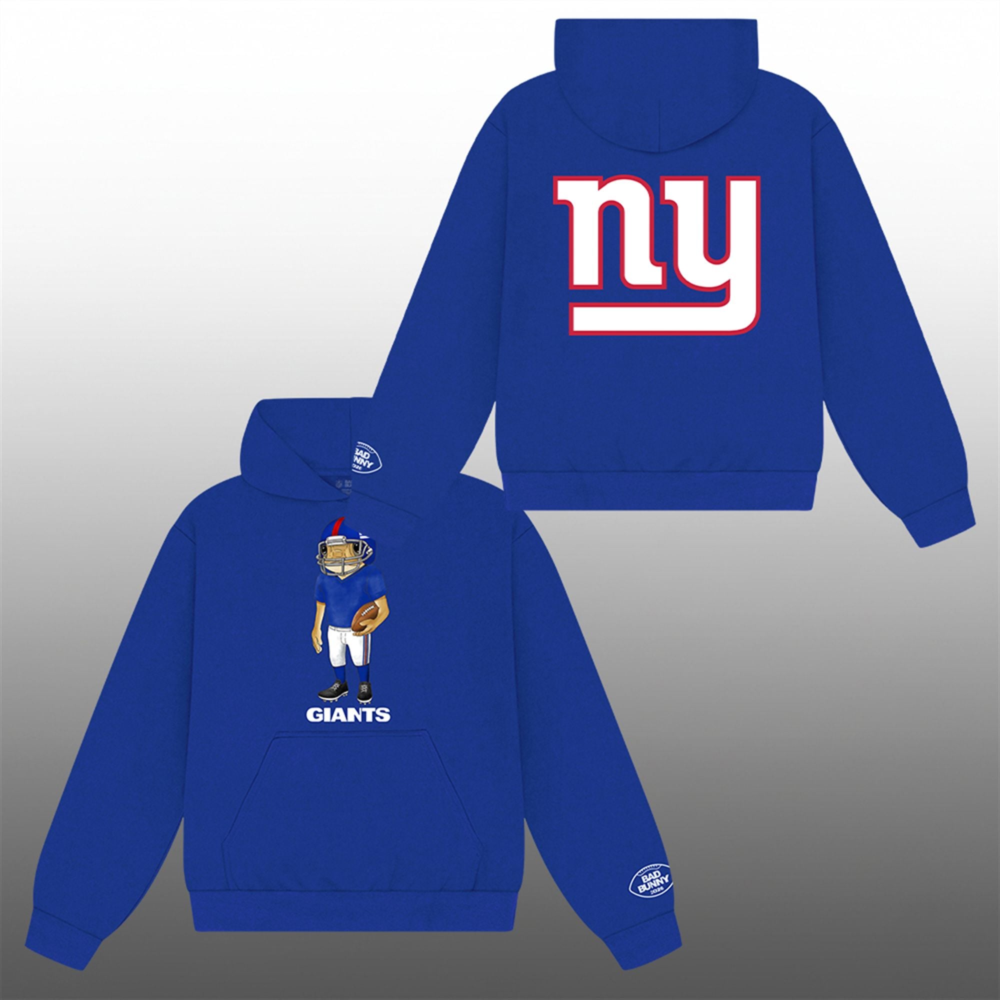 2026 Bad Bunny NY Giants Concho Shirt 2 2 2026 Bad Bunny NY Giants Concho Hoodie