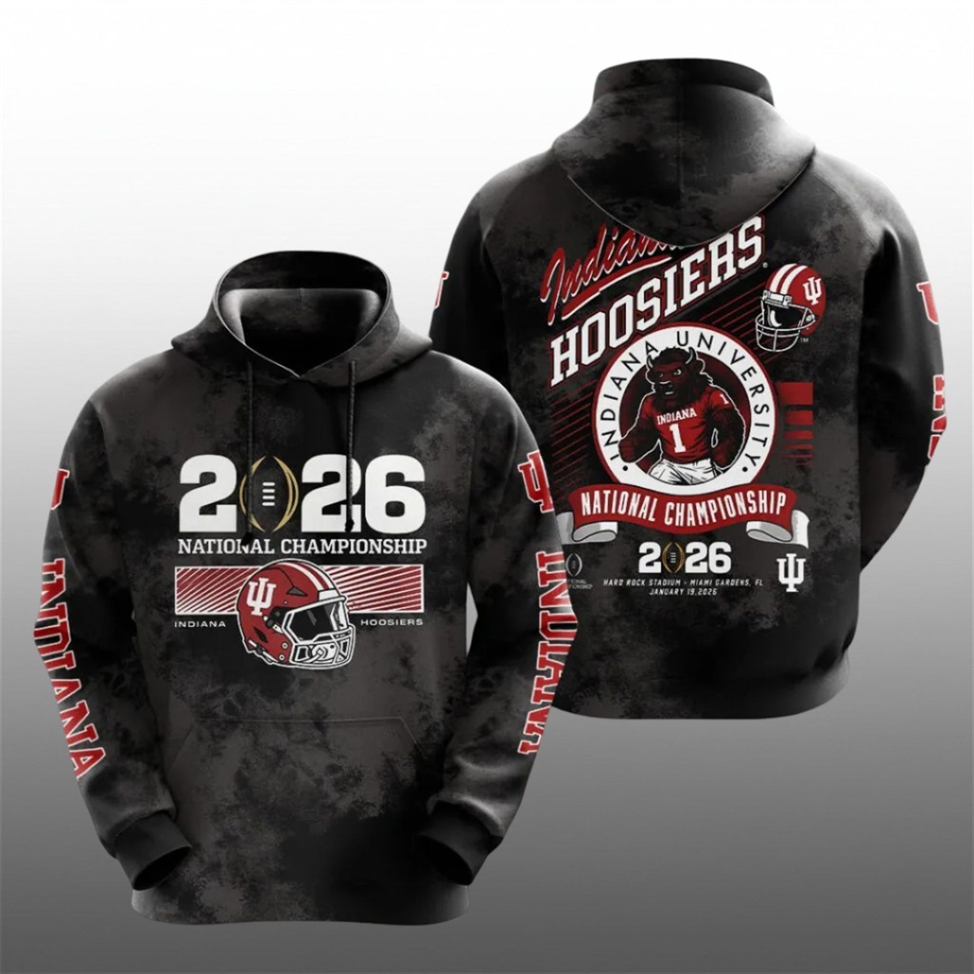 2026 Indiana Hoosiers Football National Championship Shirt 2 2 2026 Indiana Hoosiers Football National Championship Hoodie