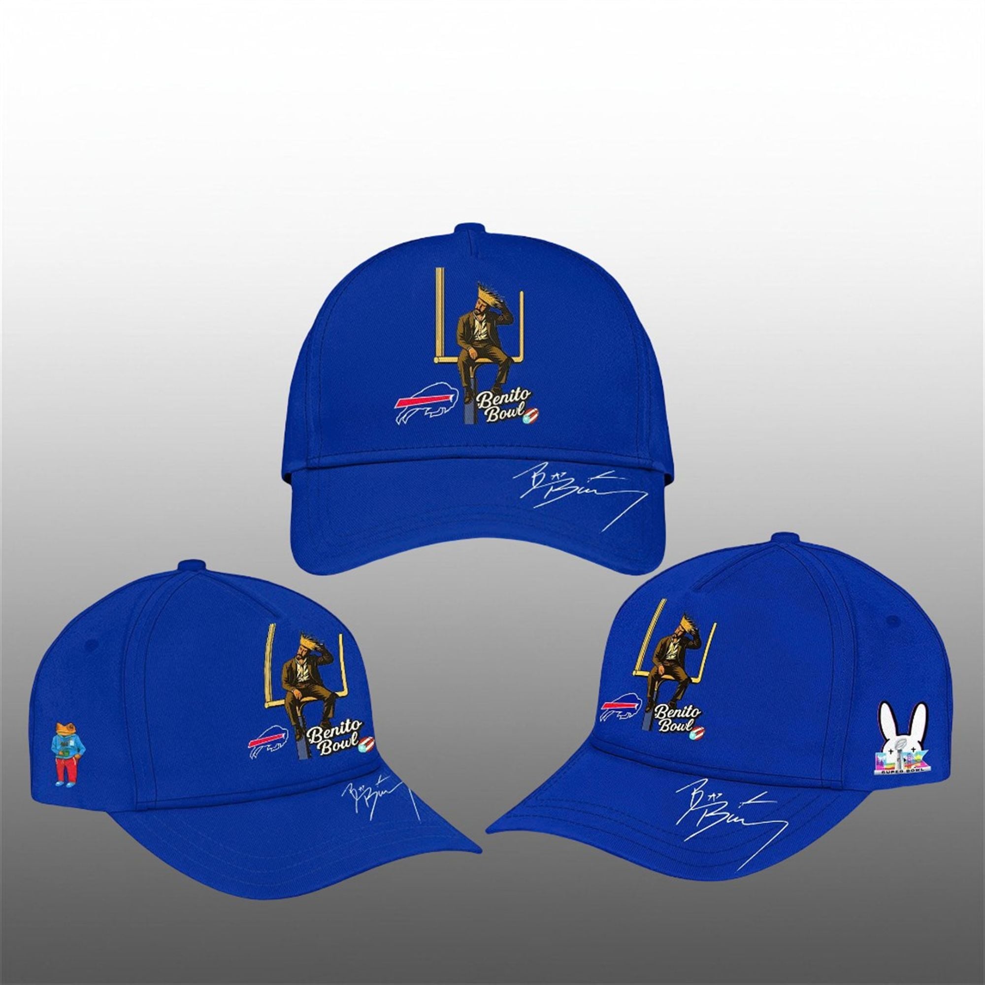 Bills x Bad Bunny Bowl LX The Halftime Show Jersey 2 2 Bills x Bad Bunny Bowl LX The Halftime Show Hat