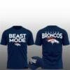 2 Broncos Beast Mode 2026 United In Orange Shirt