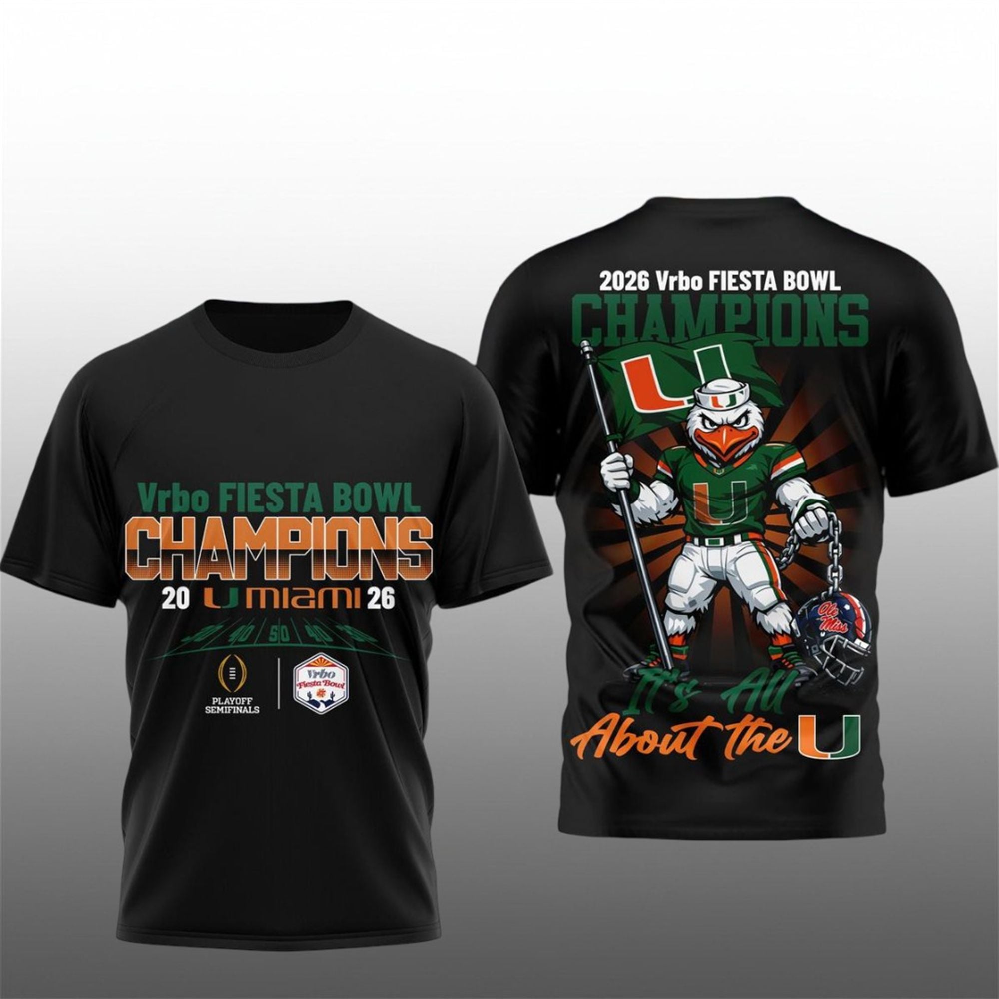Hurricanes 2026 Vrbo Fiesta Bowl Champions Shirt 2 2 Hurricanes 2026 Vrbo Fiesta Bowl Champions Shirt