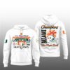 2 Miami Hurricanes College Football Playoff 2026 Fiesta Bowl Champions Hoodie