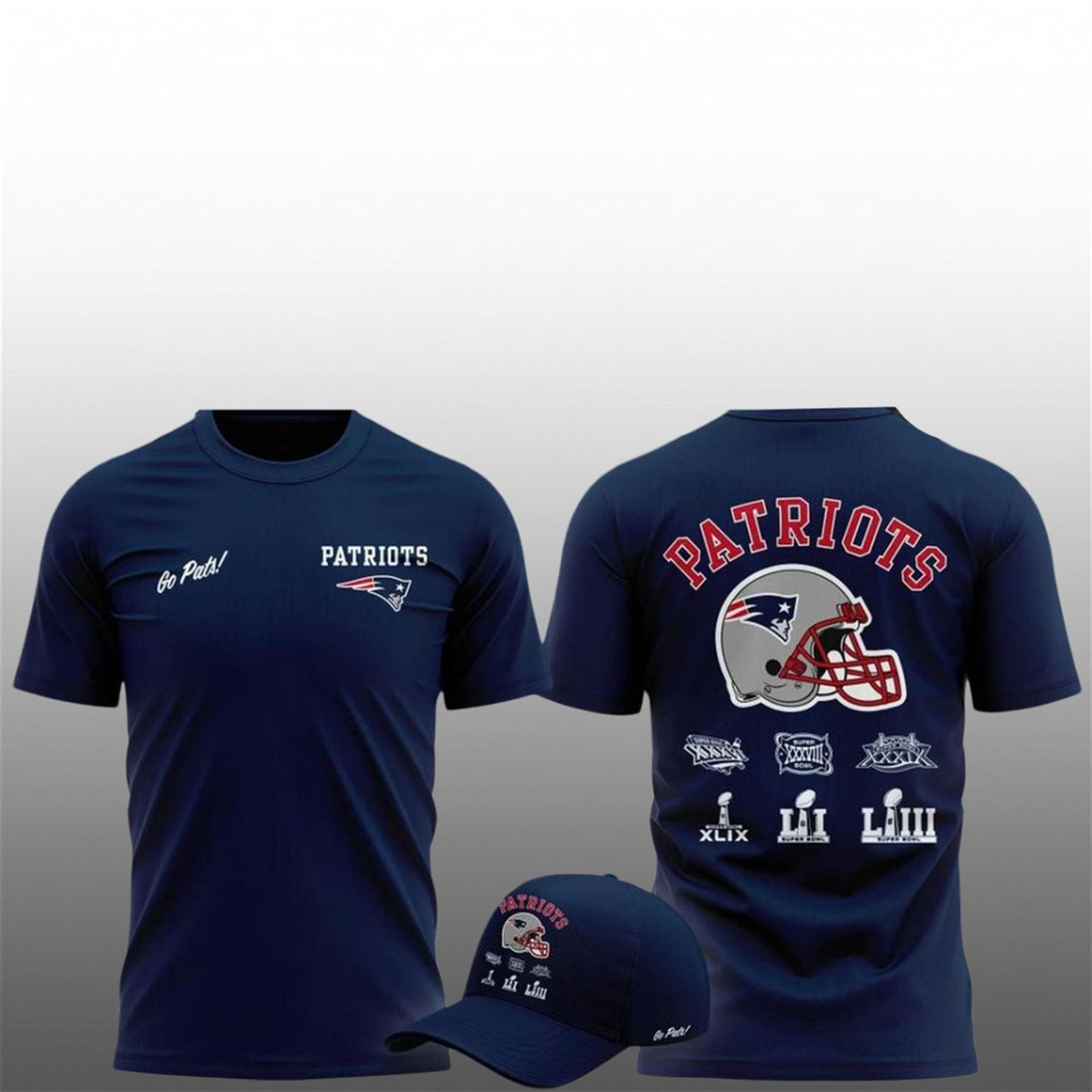NE Patriots 2026 Title Patches Celebrate Hoodie 2 2 NE Patriots 2026 Title Patches Celebrate Shirt