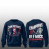 2 Ole Miss Rebels Champions 2026 Sugar Bowl Game Sweatshirt