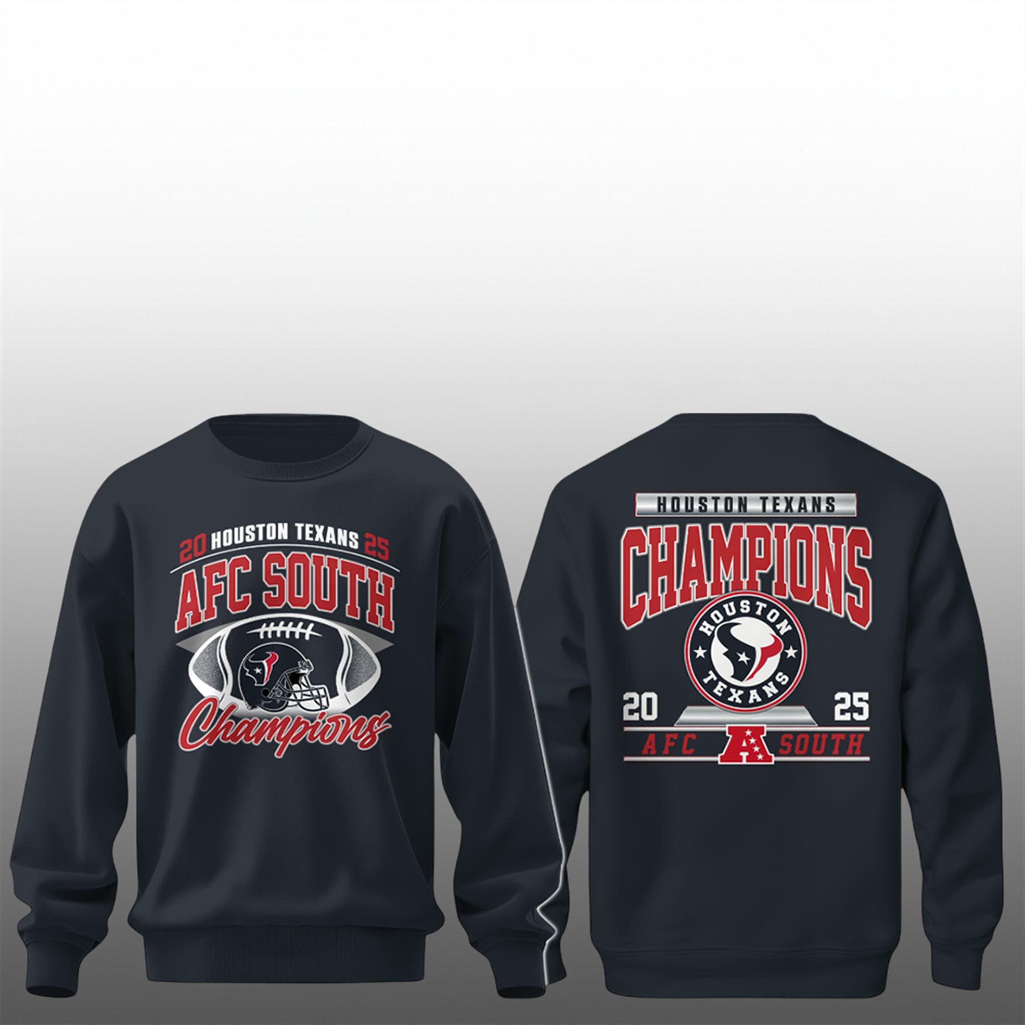 Texans 2025 AFC South Champions Shirt 2 2 Texans 2025 AFC South Champions Sweatshirt