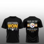 Steelers 2025 AFC North Champions Been There Won That Back On Top Shirt