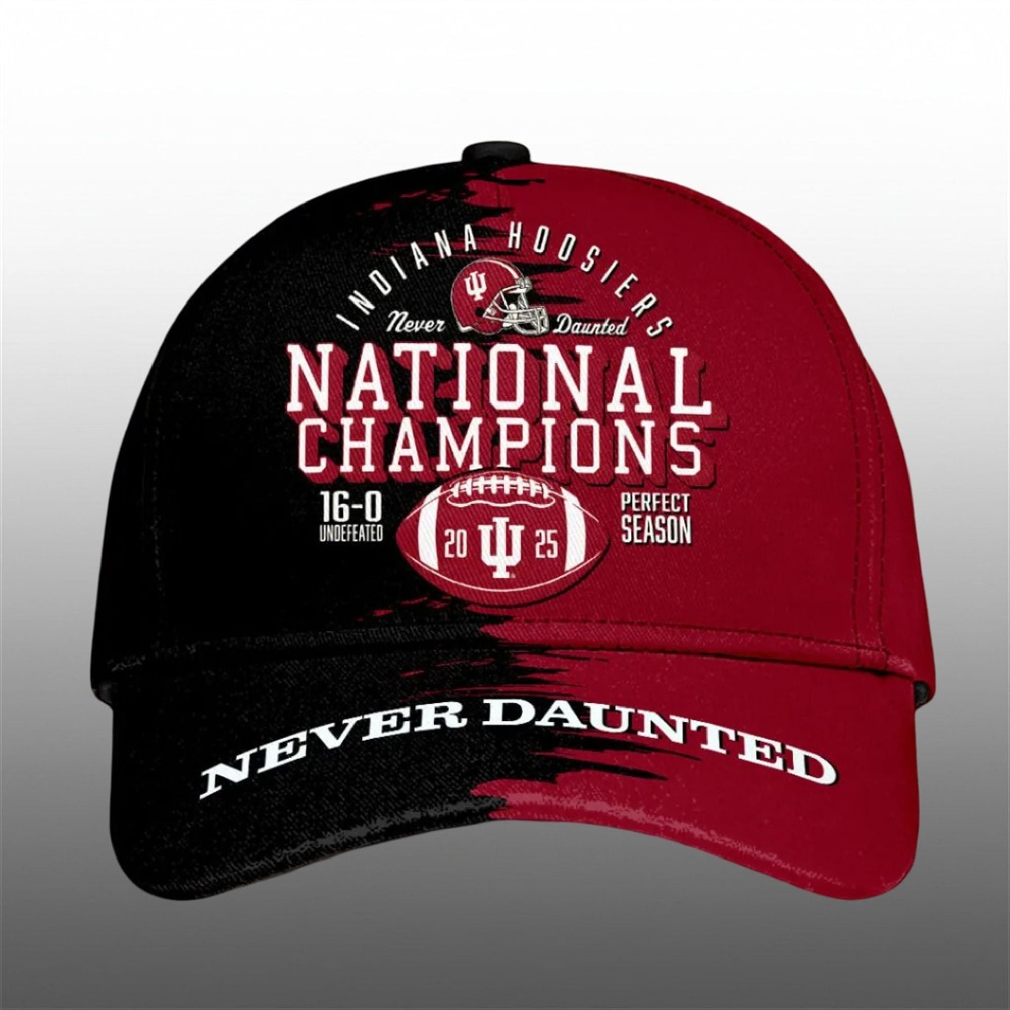 2025 Indiana Football Never Dauntes National Champions Cap 1 2025 Indiana Football Never Dauntes National Champions Cap 1