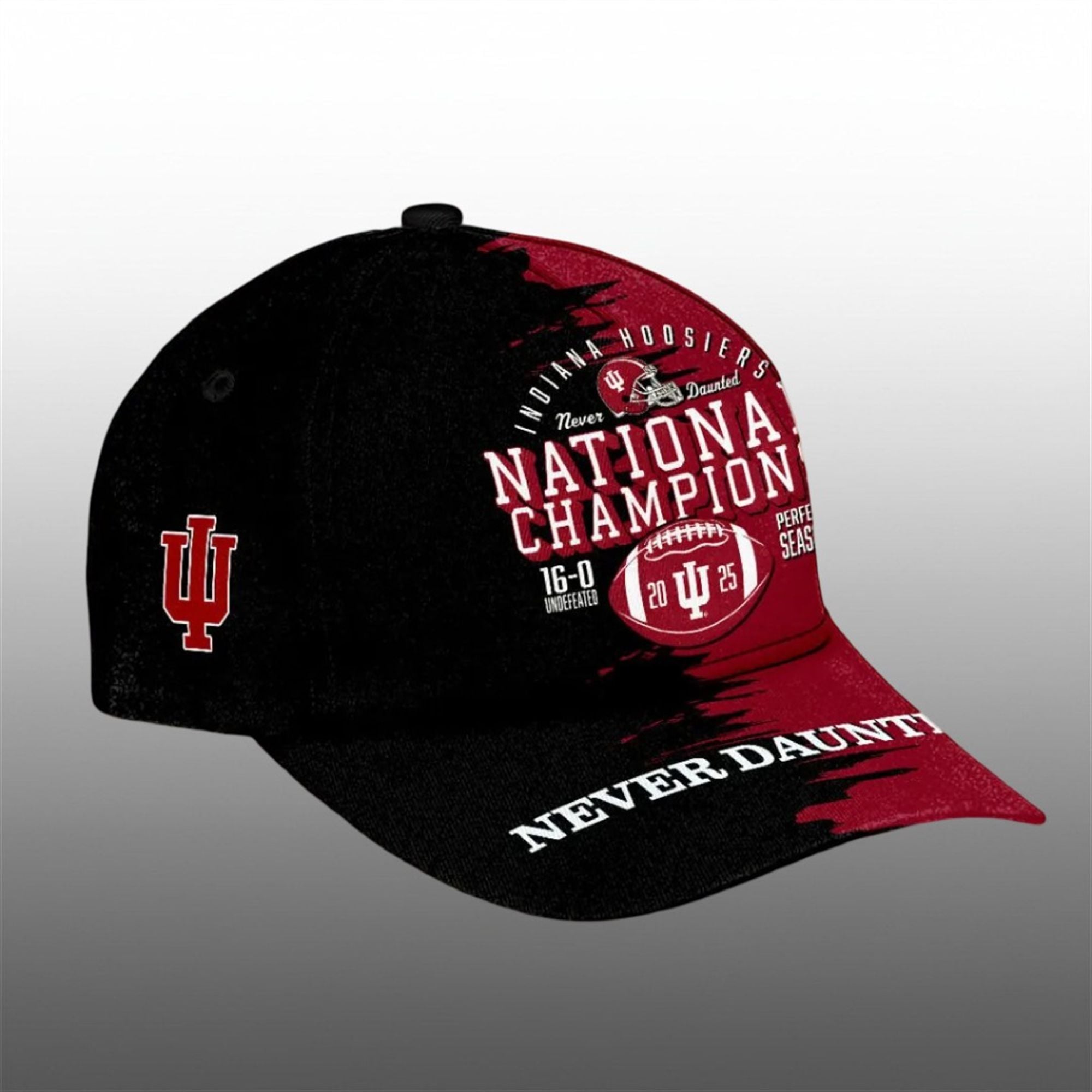2025 Indiana Football Never Dauntes National Champions Cap 2 2025 Indiana Football Never Dauntes National Champions Cap 2