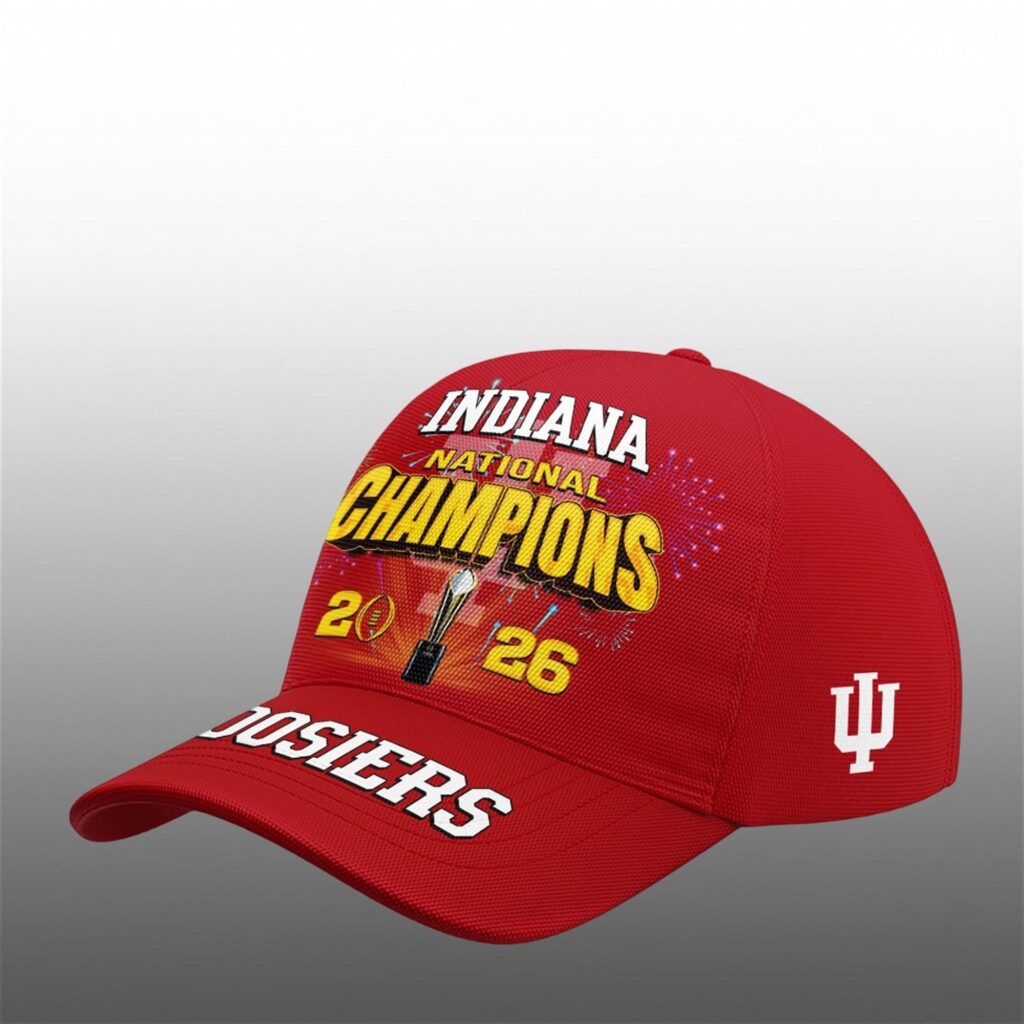 2026 Indiana Hoosiers College Football Playoff National Champions Cap
