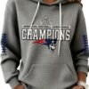 2026 NE Patriots AFC Champions SB LX Waffle Hoodie 7 2026 NE Patriots AFC Champions SB LX Waffle Hoodie 4