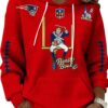 2026 NE Patriots Benito Bowl Waffle Hoodie 6 2026 NE Patriots Benito Bowl Waffle Hoodie 3