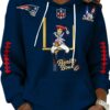 2026 NE Patriots Benito Bowl Waffle Hoodie 7 2026 NE Patriots Benito Bowl Waffle Hoodie 4