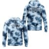 2026 NE Patriots Blue Tie Dye Hoodie 0