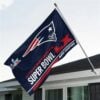 2026 NE Patriots Bowl LX AFC Champions Flag 2
