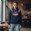 2026 NE Patriots Bowl LX Champions Waffle Hoodie 8