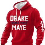 2026 NE Patriots Drake Orake Maye Maye Waffle Hoodie