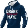 2026 NE Patriots Drake Orake Maye Maye Waffle Hoodie 6 2026 NE Patriots Drake Orake Maye Maye Waffle Hoodie 3
