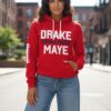 2026 NE Patriots Drake Orake Maye Maye Waffle Hoodie 7 2026 NE Patriots Drake Orake Maye Maye Waffle Hoodie 9