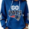 2026 NE Patriots Go Pats Waffle Hoodie 5 2026 NE Patriots Go Pats Waffle Hoodie 2