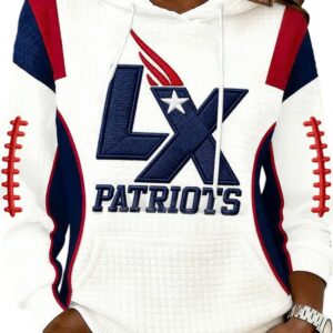 2026 NE Patriots LX SB Waffle Hoodie