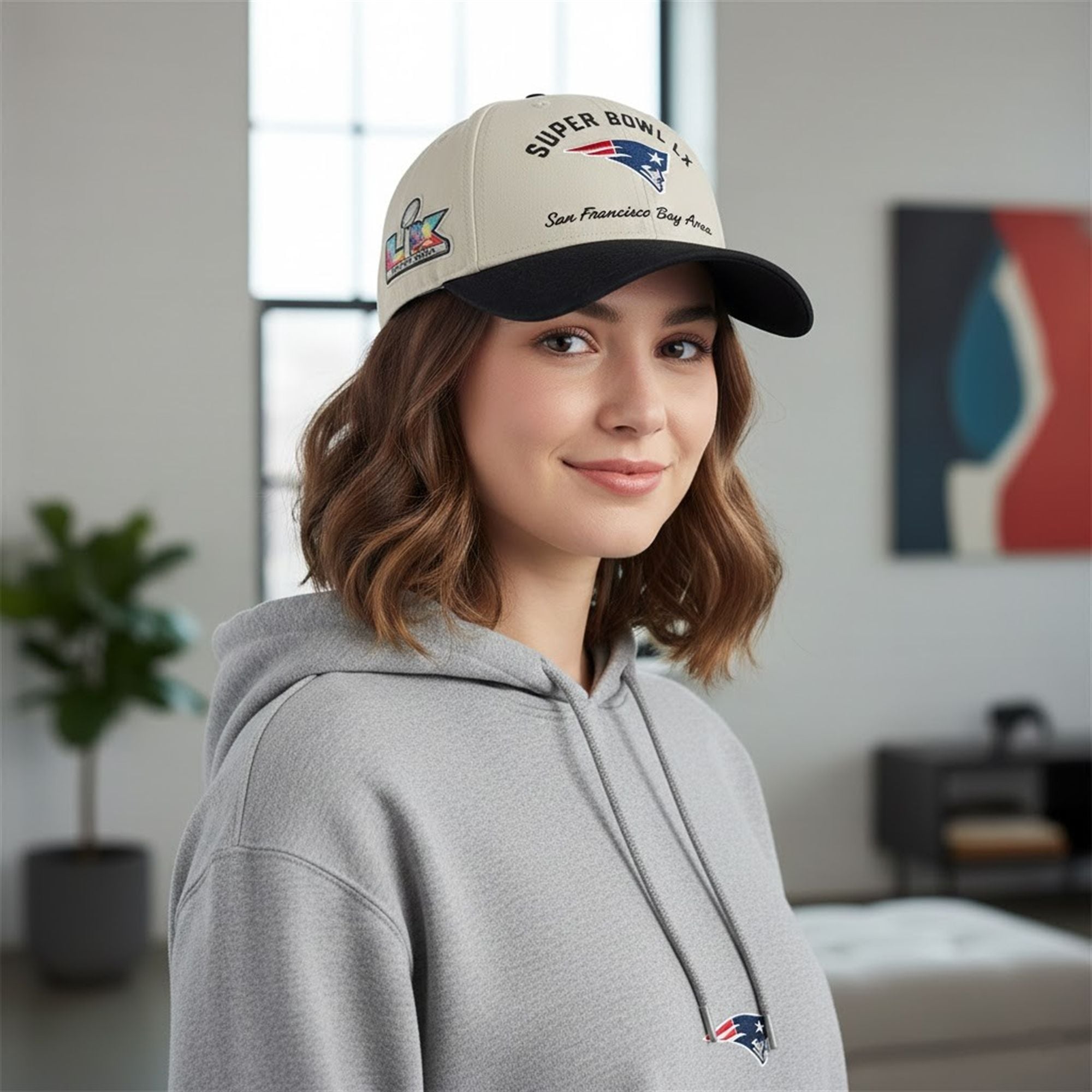 2026 New England Patriots Bowl LX Hat 2 2026 New England Patriots Bowl LX Hat 2