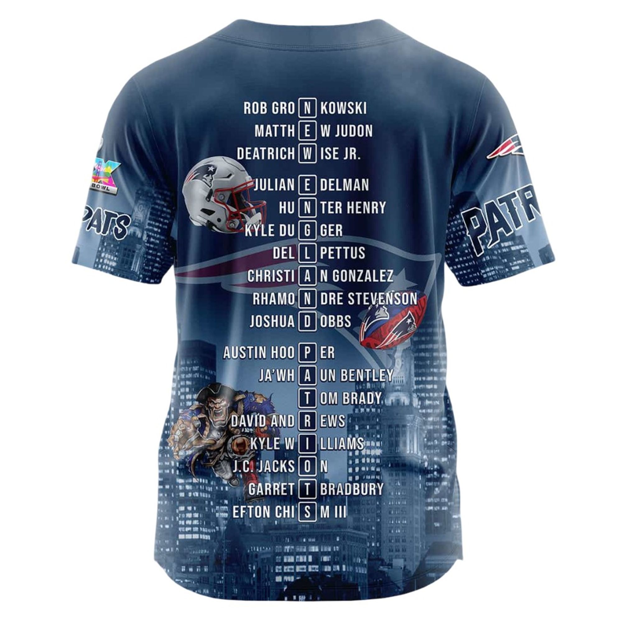 2026 Patriots SB LX Champions Jersey 3 2026 Patriots SB LX Champions Jersey 3