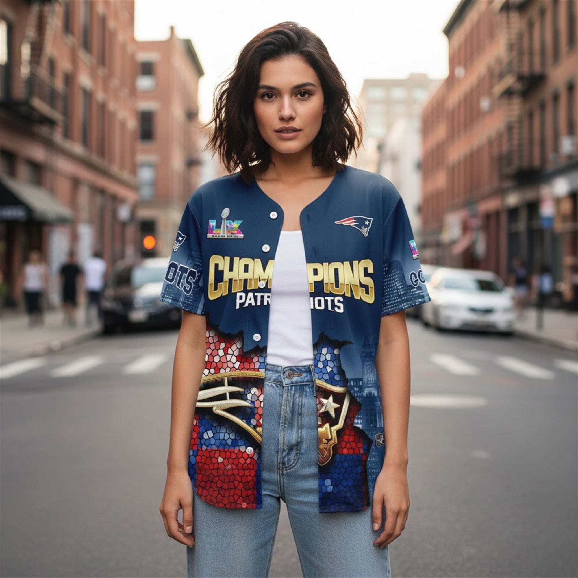 2026 Patriots SB LX Champions Jersey 5 2026 Patriots SB LX Champions Jersey 5