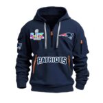 2026 Patriots SB LX San Francisco Bay Area Quarter Zip Hoodie
