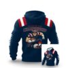 2026 Road To The Championship Go Patriots Football Fans Gameday Waffle Hoodie 3