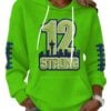 2026 Seahawks 12 Strong Waffle Hoodie 2