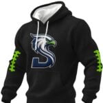 2026 Seahawks Checkered Fabric Waffle Hoodie