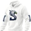 2026 Seahawks Checkered Fabric Waffle Hoodie 6 2026 Seahawks Checkered Fabric Waffle Hoodie 3