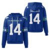 2026 Seahawks Sam Darnold 14 Bowl LX Waffle Hoodie 2