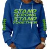 2026 Seahawks Stand Strong Stand Together Waffle Hoodie 6 2026 Seahawks Stand Strong Stand Together Waffle Hoodie 3