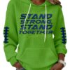 2026 Seahawks Stand Strong Stand Together Waffle Hoodie 7 2026 Seahawks Stand Strong Stand Together Waffle Hoodie 4