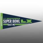2026 Seattle Seahawks NFC Champions Bowl LX Locker Room Pennant