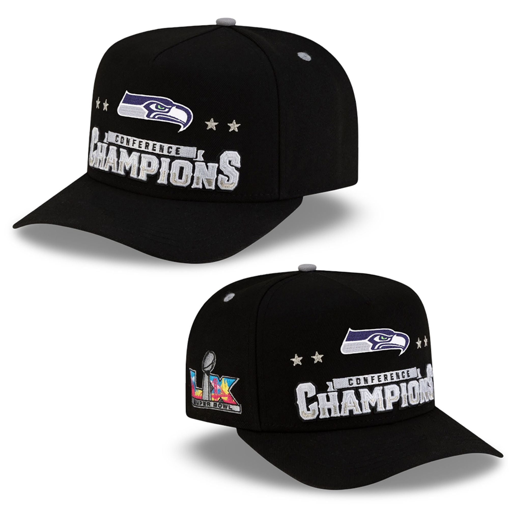 2026 Seattle Seahawks NFC Conference Champions Postseason Hat 2 2026 Seattle Seahawks NFC Conference Champions Postseason Hatt