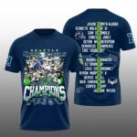 Seahawks NFC West Division Champions 2025 Signature Shirt