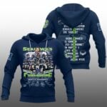 Seahawks 2025 NFC West Division Champions Signature Hoodie
